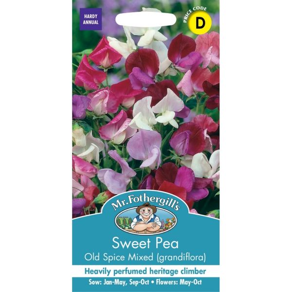 Sweet Pea Old Spice Mixed (Grandiflora) Seeds